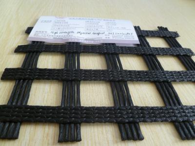 China Small Deformation Asphalt Reinforcement Geogrid , Asphalt Reinforcement Mesh for sale