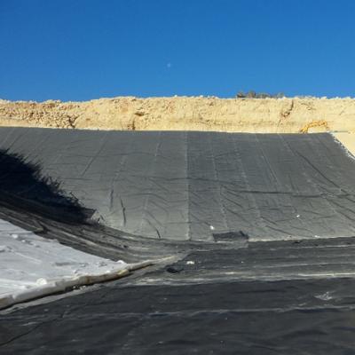 China Verstärkte Polyäthylen-Teich-Zwischenlage, anti- UVhdpe Geomembrane-Blatt zu verkaufen