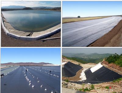 China Custom Smooth Geomembrane Pond Liner HDPE For Fish Farms Landfill​ for sale