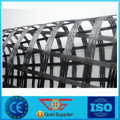 China Überzogenes zweiachsiges Polyester Geogrid hochfeste Pflasterungs-Verstärkung-Geogrid PVCs zu verkaufen