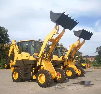 China Garment Shops HELI Load Weight Backhoe Wheel Loader With Rear Excavator for sale