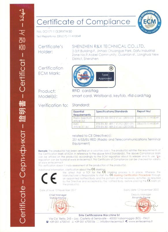 CE - Shenzhen RZX Technology Co., Ltd.