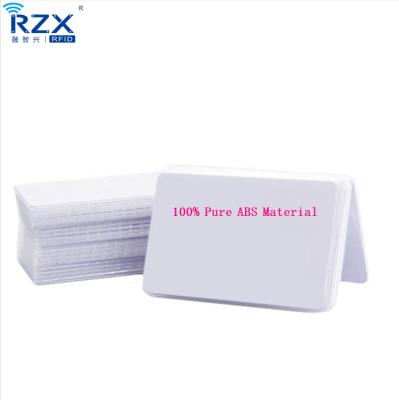 China Hot Selling ID White And White ABS CR80 Card For Plastic Card Printer for sale