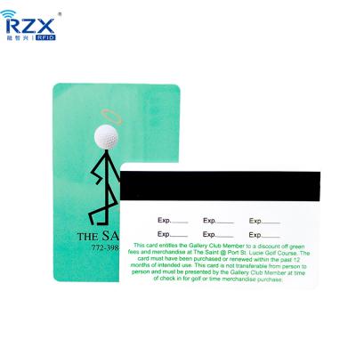 China Membership/Supermarket/Mall Card Factory Customize CR80 Credit Card Size PVC Print Hico Magnetic Stripe Business Gift PVC Cards for sale