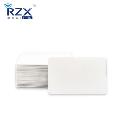 China Waterproof / White CR80 Credit Card Size 85.5*54*0.9mm RFID 13.56MHz Waterproof Contactless NTAG 213 NFC Card for sale