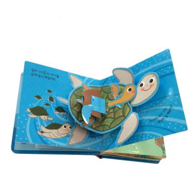 China Exquisite Eco-friendly 3d Kids Pop Up Card Pop Up Billboard Book Printing On Demand for sale