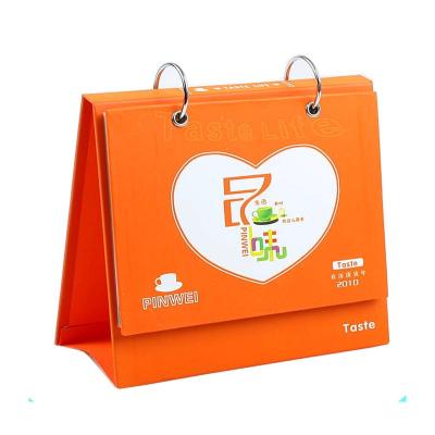 China OEM 2021 Eco - Friendly Calendar Printing Desktop Calendar Wholesale Printing Company for sale