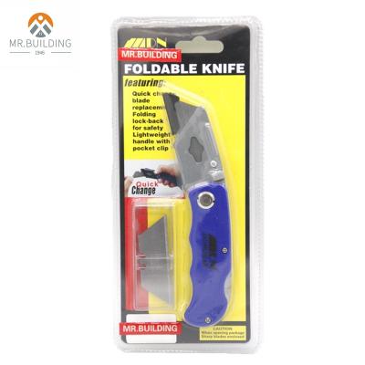 China MR.BUILDING MR-593 Multi Tool Open Utility Utility Knife Foldable Cutter Knife With Blades Available for sale