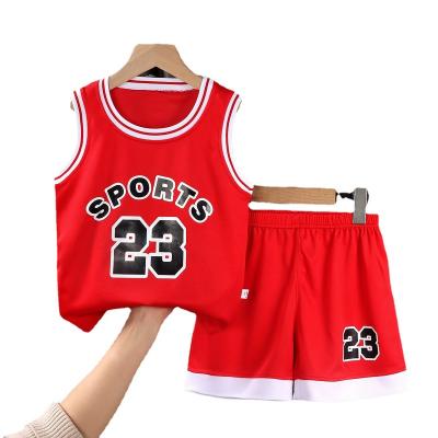 China QUICK DRY Toddler Boy Kids Summer Clothes Sports Wear Tank Top Shorts Clothing Set for sale