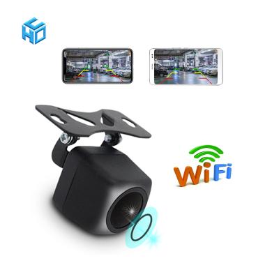 China Wifi camera for car 12v car truck rear view reverse camera wifi back support front camera for android IOS mobile phone monitor system for sale