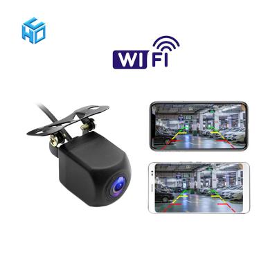 China 720*480 Wifi Ip68 Backup Camera Car Safe Driving Wireless Rear View Camera Waterproof For IOS And Android Smart Devices for sale