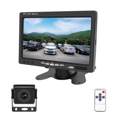 China Backup » HD AHD 24v 12v Vehicle Truck/RV/Camper/Commercial 1280*720 Camera+7 Monitor Rear View System for sale