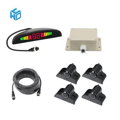 China Parking Radar For Long Car Vehicle Parking Sensor LED Monitor 3-5 Meter Long Range Buzzer Alarm Car Parking Sensor System for sale