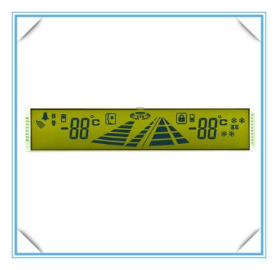 China Customized Segment Digit TN LCD Module Display SRX1017 for sale