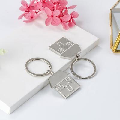 China Custom Ring Pendant Plane House Shape Key Ring Shape Pendant High Quality Creative Gift Bags For Keys for sale