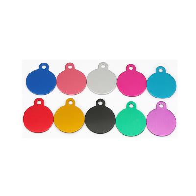 China Custom Colored High Quality Colored Shape Material Custom Color Foil Personalized Empty Dog Tag For Pet Accessories for sale