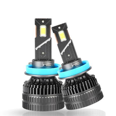 China High Power Car Led Headlight mini size with fan headlamp H4 H119005 9006 9012 H1 Auto Led Headlight Car for mercedes benz accessoriesSH-017 for sale