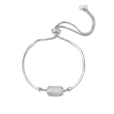 China TRENDY 925 Sterling Silver Tennis Bracelet Micro Pave Bracelet For Women for sale