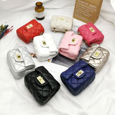 China Fashion Girls Chain Cross - Body Shoulder Purse Mini Princess Bags Coin Handbags For Kids for sale