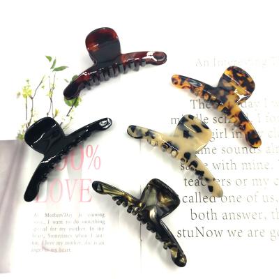 China Fahionable 9.5CM Large Acetate Hair Clips For Hair Non-slip Medium Hair Claw Clip For Women for sale