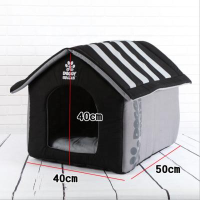 China Sustainable Indoor Cat House Shaped Pet Bed Manufacturer For Small Dog for sale