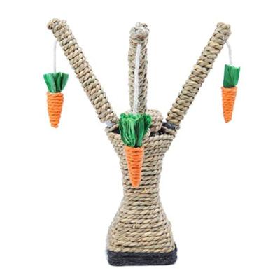 China Newest Viable Wholesale Pet Cat Toy Scratcher Carrot Cat Tree Climbing Frame Cat Scratcher for sale