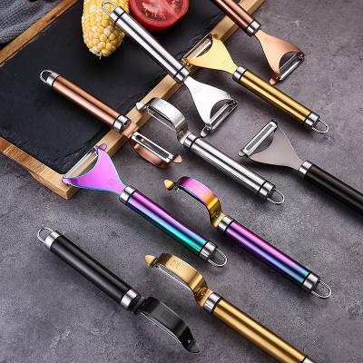 China DD076 Sugar Cane Pineapple Peeler Knife Sharp Viable Professional Kitchen Fruit Vegetable Tools for sale