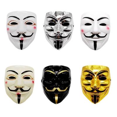 China Other FF145 Wholesale Custom Full Face Cover Halloween Cosplay Mask Party Decoration V-vendetta Mask for sale