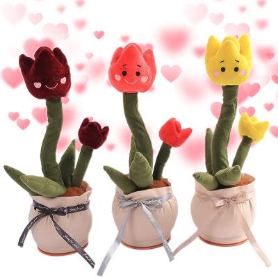 China C34 Dance/Singer/Talking Dancing Cactus USB Charging Electric Toys Stuffed Singer And Dancing Cactus Soft Plush Toy for sale