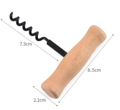 China K22 Wine Corkscrew Stocked Wooden Bottle Opener For Red Wine Foil Cutter Wine Openers Knock Opener Kitchen Accessories for sale