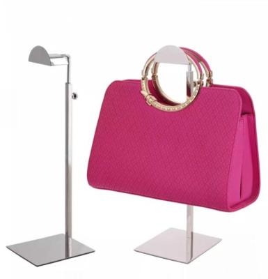 China Shops Display Z710 Adjustable Handbag Display Stand Women Handbag Display Stand Black / Mounted Gold Bag Holder Metal Rack for sale