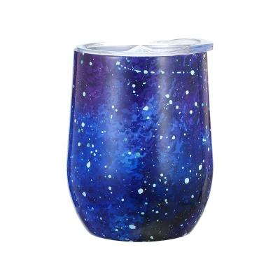 China Sustainable Travel Mugs Custom Logo Egg Shape Double Wall 12oz Stainless Steel Egg Cup Tumbler For Wholesale for sale