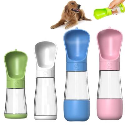 China Customized Sustainable Walk Pet Supplies Cat Pet Puppy Dog Cup Travel Feeding Leak Proof Portable Dog Water Bottles for sale