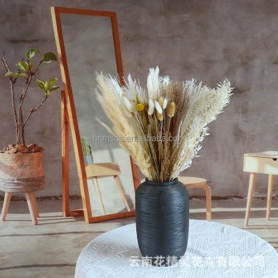 China Natural Touch Custom Dried Pampas Reed Grass Bouquet Dried Flower Pampas Grass Decor Bouquet For Wholesale for sale