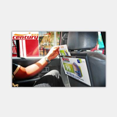 China plastic taxi brochure holder for sale