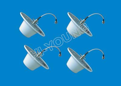 China 800-2500MHz Indoor 3dBi / 5dBi Omni Ceiling Antenna RF For Mobile System for sale