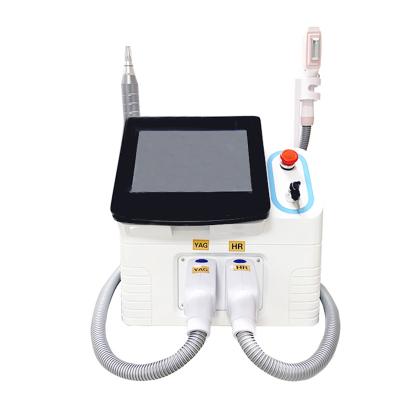 China Multi Functional Shr Lazer Dye Removal Beauty Salon Device IPL 640 Hair Removal Machine With Ndyag Laser Tattoo Removal 2 In 1 Diode for sale