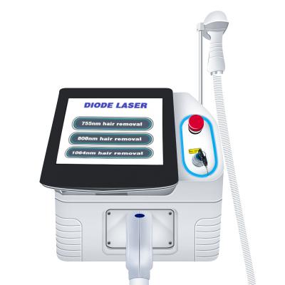 China Whitening Beauty Salon Equipment 755 808 1064 Diod Permanent Hair Removal By Machine 808nm Diode Laser 2022 for sale