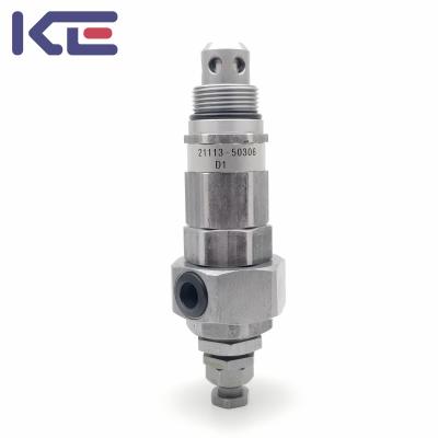 China 21113-50306 Control Hydraulic Pressure Relief Valve For HD1430 Kato Excavator for sale