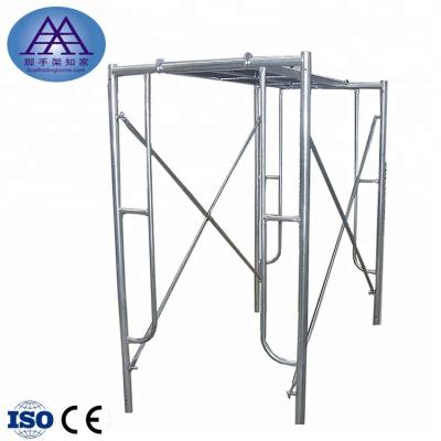 China Modern 2.6mm Thickness Powder Coated Q235 Steel Mason H Thru Frame Scaffolding For Building Construction for sale