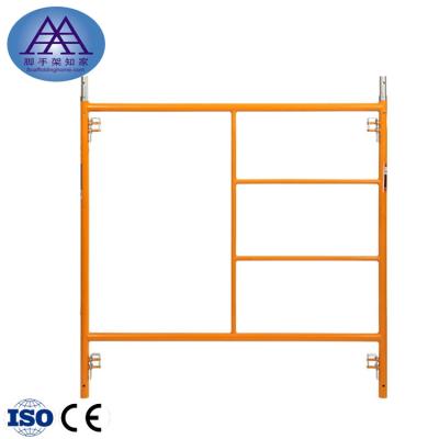 China Q235 Ladder Style Traditional Steel Frame Scaffolding Ladder Painted Frame Used For Building Construction for sale