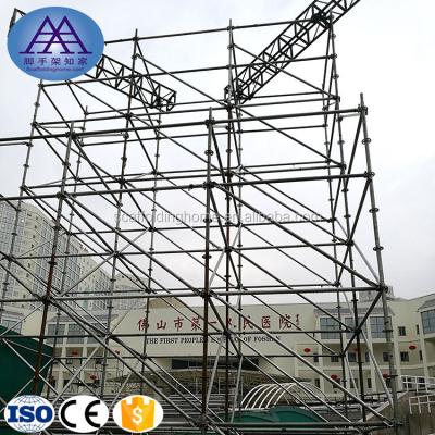 China Ringlock Scaffolding System Layher Type Building Construction Scaffolding For Stage for sale