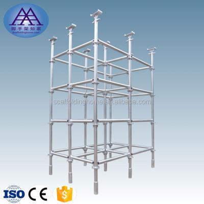 China Traditional Scaffolding Ringlock Round Scaffold Galvanized Steel Layher All Round Ringlock Scaffolding for sale