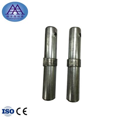 China Scaffoldinghome Traditional Standard Frame Scaffolding Parts Galvanized Clip Rivet Lock Male Connector for sale