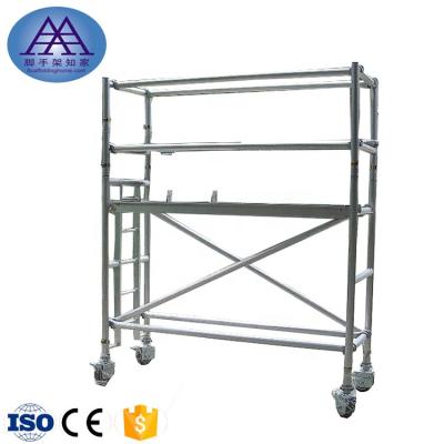 China For Indoor Construction And Outdoor Construction Well Designed Wide Aluminum Scaffolding Tower For House Repair Work for sale