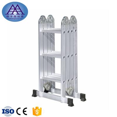 China For indoor and outdoor building construction best price foldable easy shop scaffolding aluminum step ladder with competitive price for sale