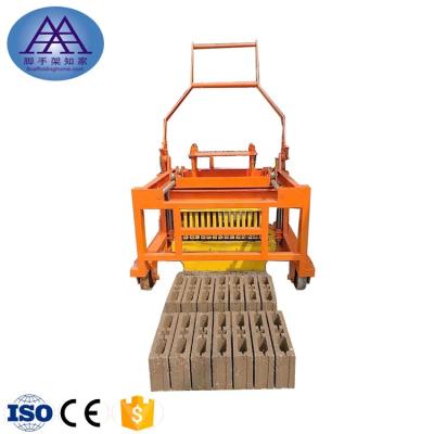 China Movable Construction Equipment Block Making Machine Easy Production For House Building Work for sale