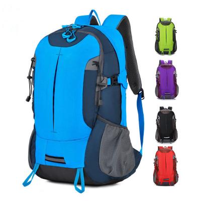 China Custom Logo Large Capacity 35L Waterproof Durable Women Men Mountaineering Hiking Waterproof Sport Adventure Daypack Backpack for sale