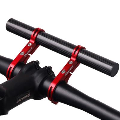 China Bipolar Bicycle Sports Camera Flashlight Bracket Bicycle Accessories Motorcycle Bike Frame Aluminum Alloy Flashlight Extension Bracket for sale