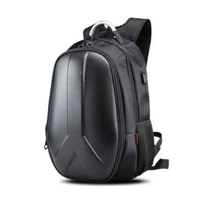 China High Quality Motorcycle Backpack Waterproof EVA Hard Case Carbon Fiber Motorcycle Sports Backpack for sale